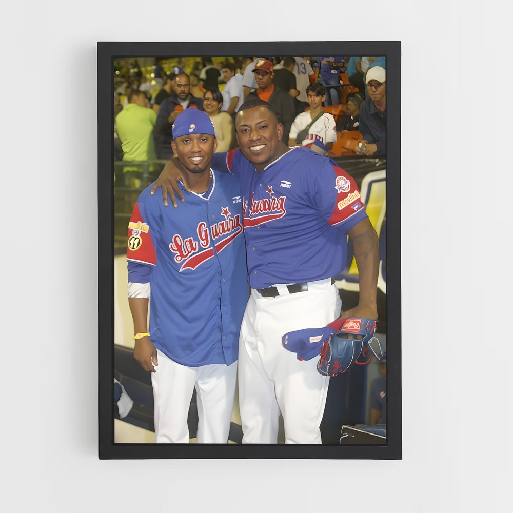 Poster Les Batteurs de La Guaira – affiche Baseball (vue 2)